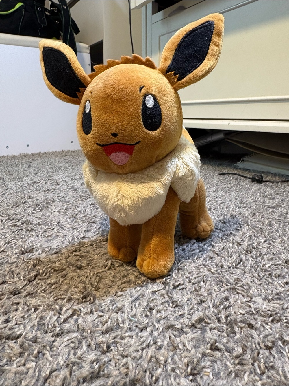 Pokemon Eevee Plush Toy Brown and Cream